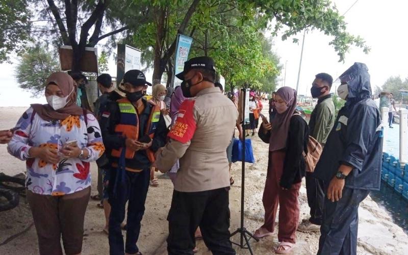 Tiba Di Pulau Pari Polsek Kep Seribu Selatan Ketatkan ProKes Dan