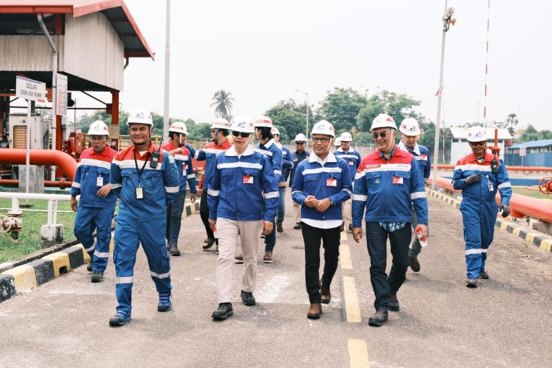 Jelang Pergantian Tahun Pertamina Regional JBB Kunjungi Fuel Terminal