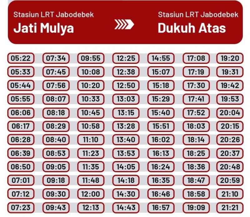 Jadwal LRT Jabodebek Kamis 6 Juni Kini Tarif Naik Jadi Mulai Rp 5000