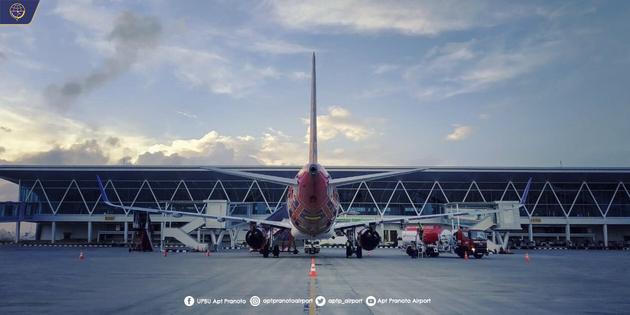 Bandara Apt Pranoto Samarinda Beroperasi Lagi Pagi Ini