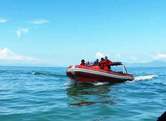 Ilustrasi kapal karet Basarnas  yang digunakan mencari korban tenggelam di Perairan Pengarengan, Kecamatan Mundu, Kabupaten Cirebon, Jawa Barat. (Ist.)