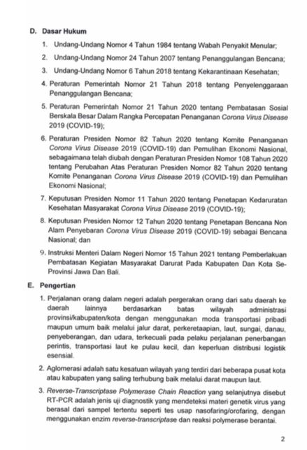 Ini Aturan Lengkap Syarat Perjalanan Saat PPKM Darurat