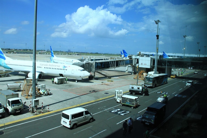 Penerbangan di Bandara Soekarno-Hatta (dik)