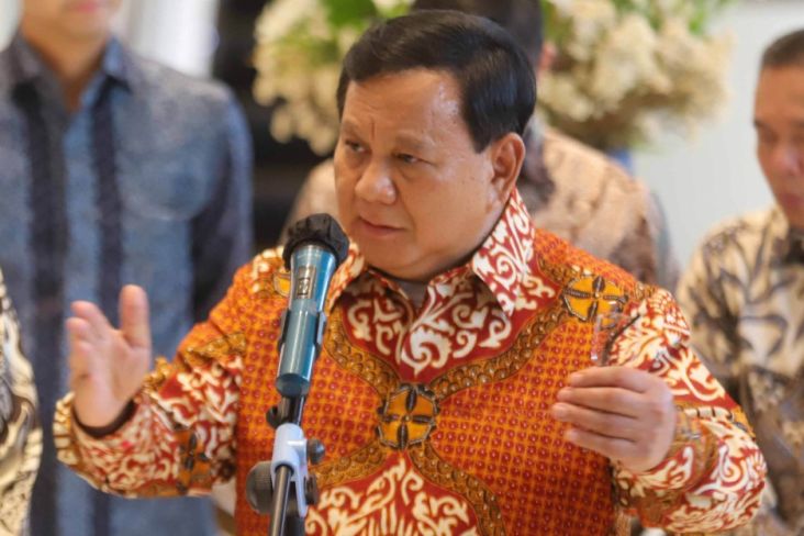 Ketua Umum DPP Partai Gerindra Prabowo Subianto.