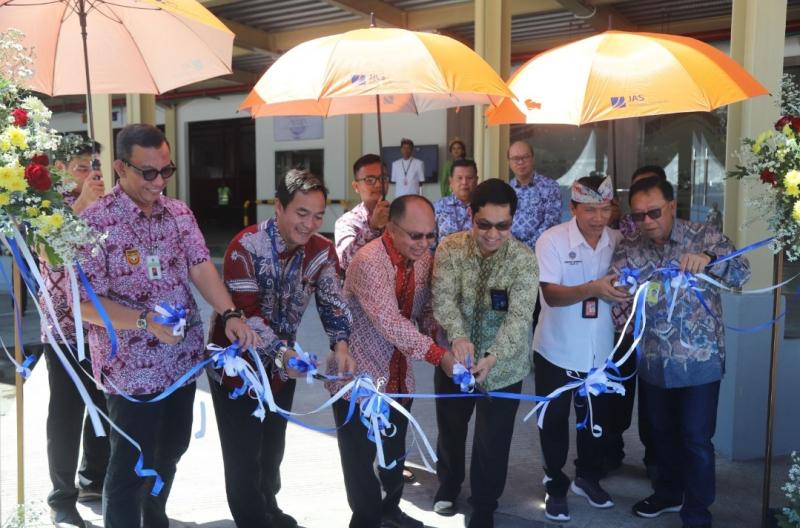 Inaugurasi PT Angkasa Pura I dengan PT Jasa Angkasa Semesta  yang berlangsung di Terminal Kargo dan Pos Internasional Bandara I Gusti Ngurah Rai Bali pada Jumat (10/3/2023).