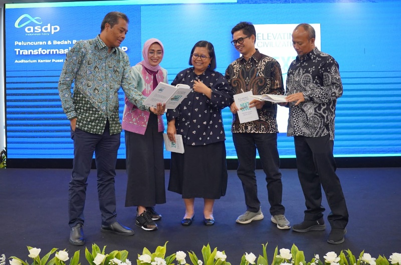 Peluncuran dan Bedah Buku Transformasi Bisnis ASDP di Jakarta, Kamis (12/10/2023) 