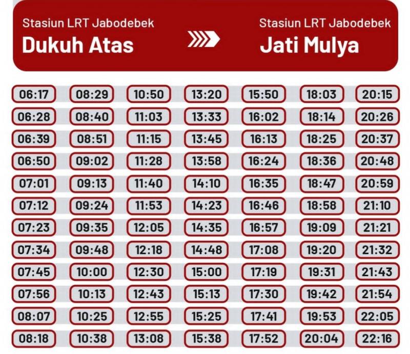 Jadwal LRT Jabodebek Jumat 7 Juni, Kini Ada Perubahan Tarif Jadi Mulai ...